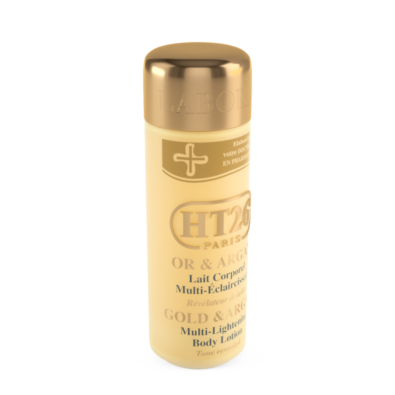 HT26 Multi-Lightening Body Lotion Gold & Argan – For a Unified and Radiant Skin