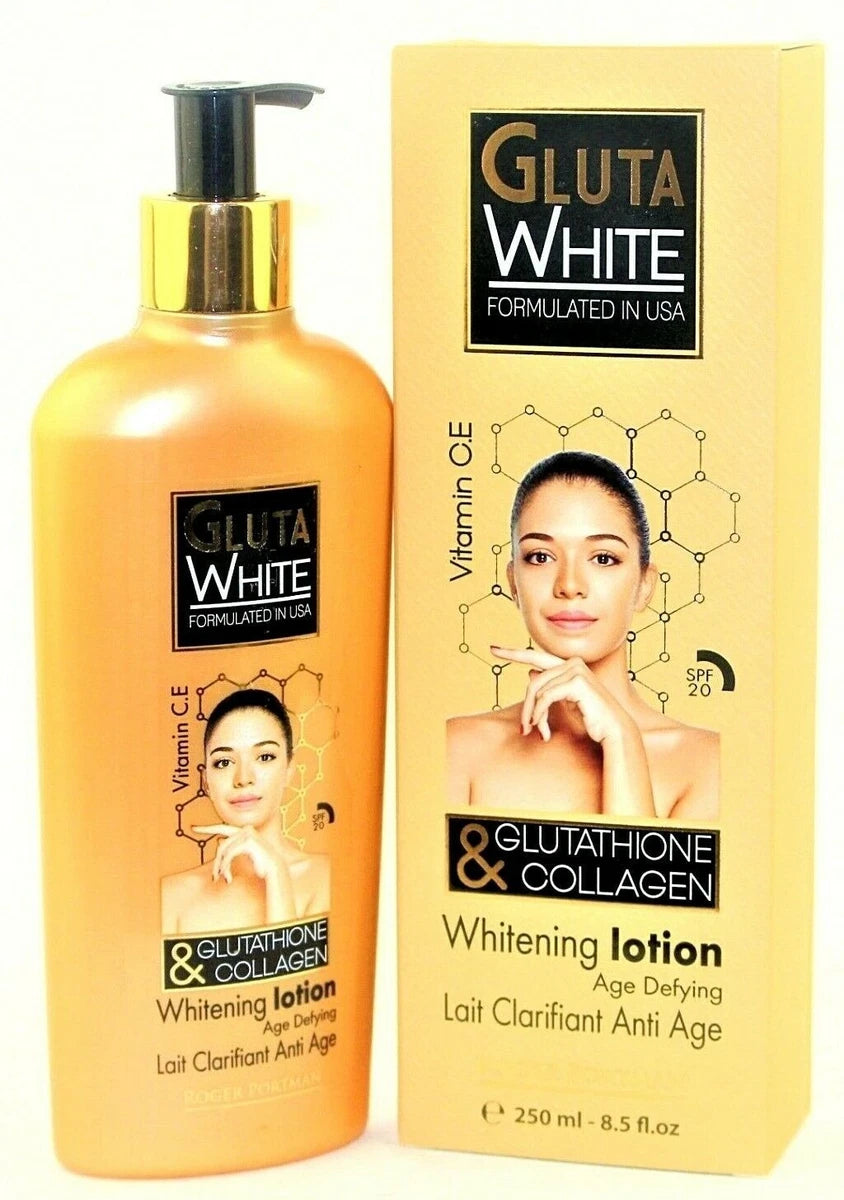 Gluta White Age Defying Lotion With Glutathione & Collagen 250ml and Soap