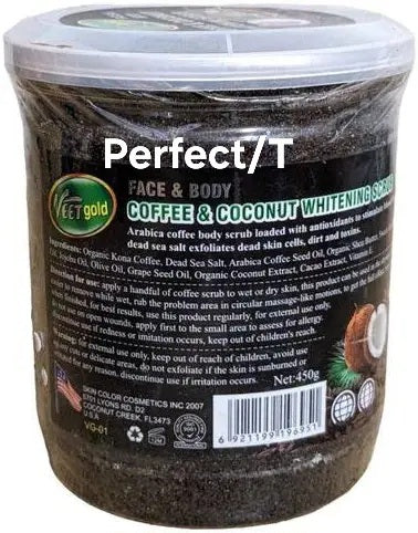 Veet Gold coffee coconut face and scrub
