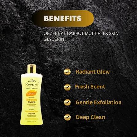 Zeenat Carrot Skin Brightening Glycerin 500ml