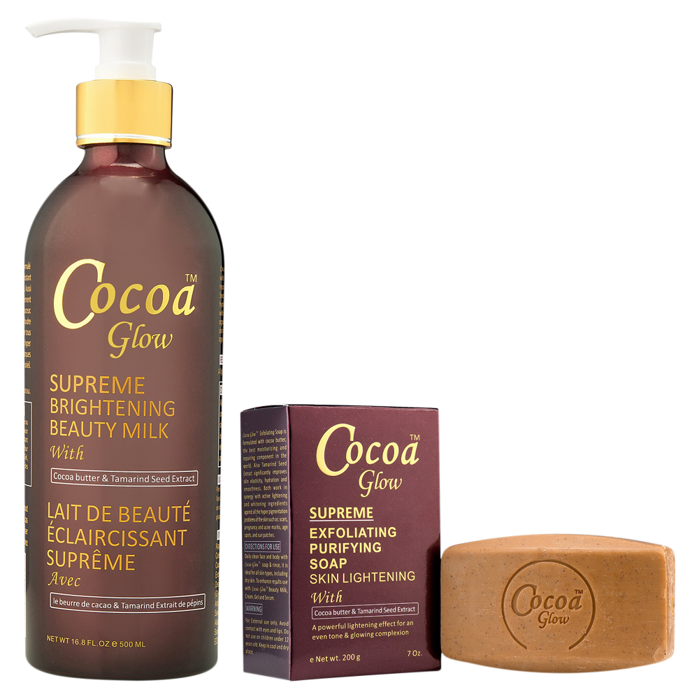Cocoa Glow Supreme Milk plus Soap