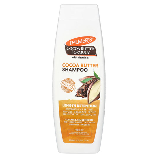 Palmer's Cocoa Butter Formula + Biotin Length Retention Shampoo for All Curl Patterns, 13.5 fl. oz.