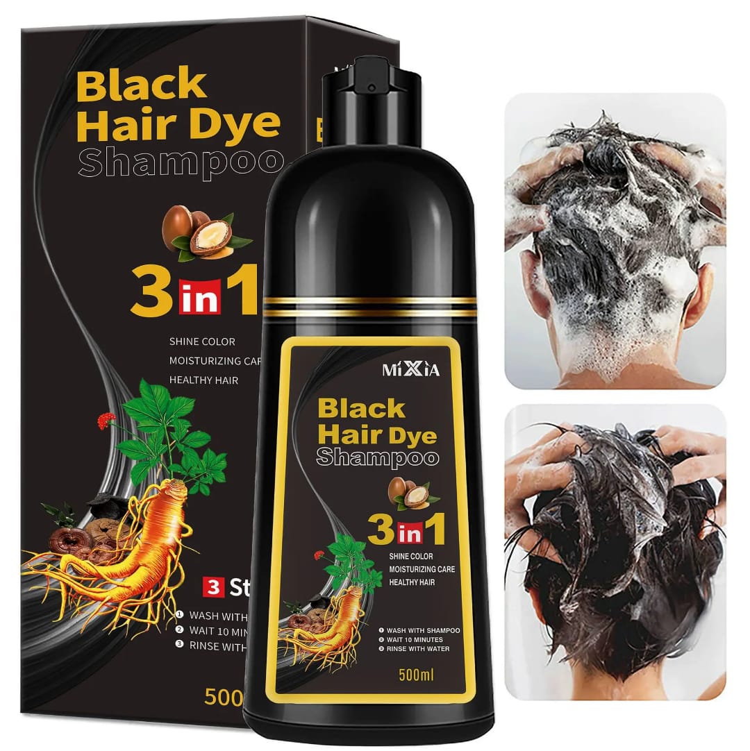 BLACK HAIR DYE SHAMPOO