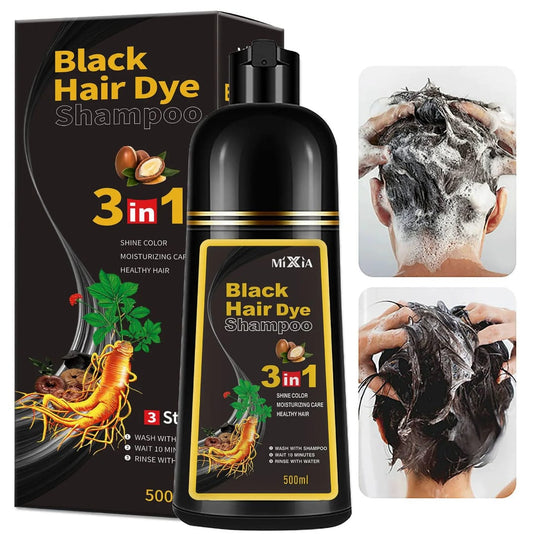 BLACK HAIR DYE SHAMPOO