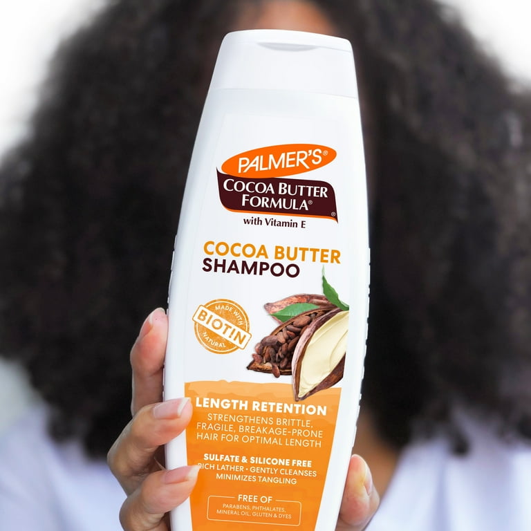 Palmer's Cocoa Butter Formula + Biotin Length Retention Shampoo for All Curl Patterns, 13.5 fl. oz.