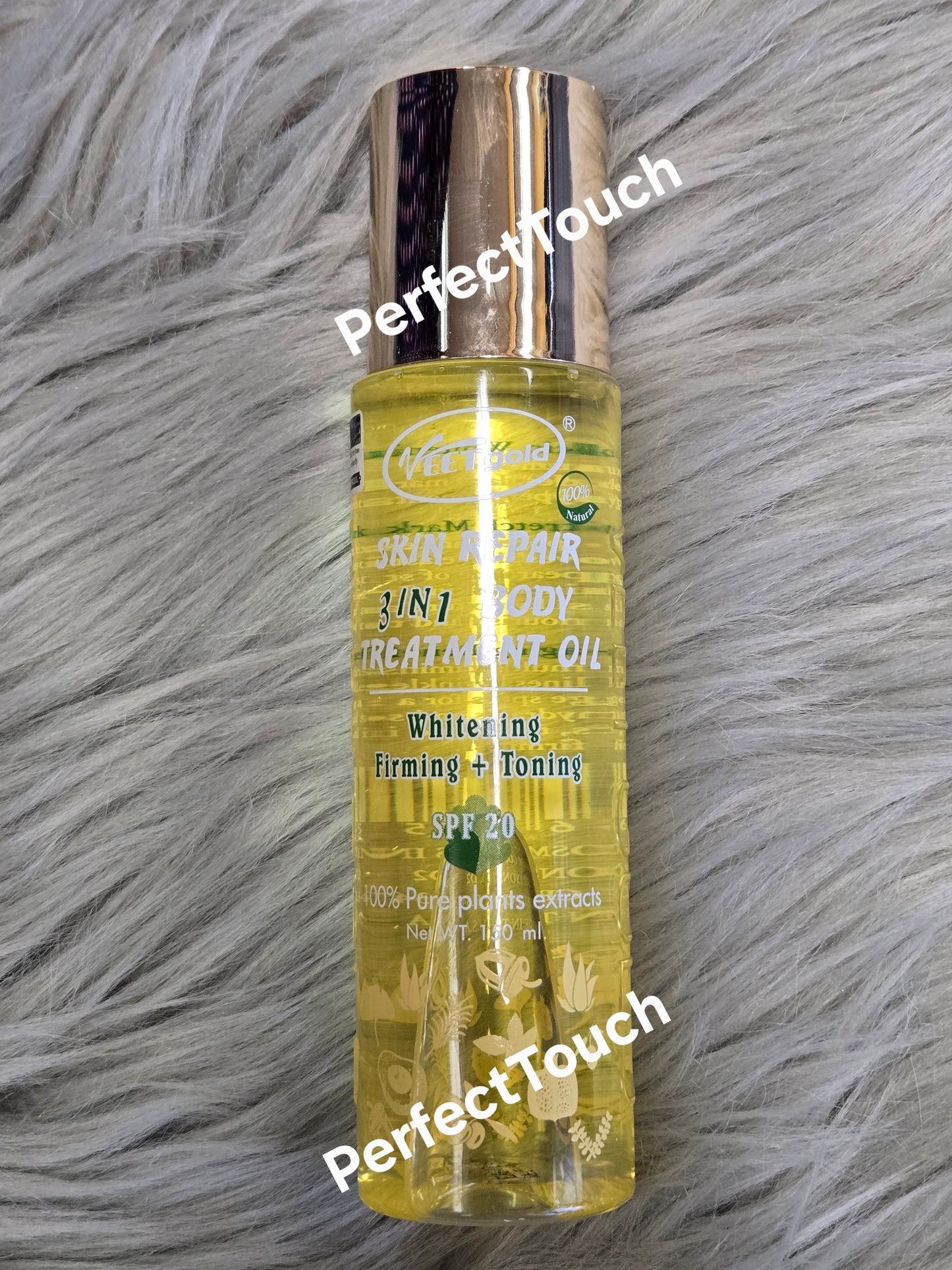 Veet Gold 3 in 1 Body Treatment oil Firming and Toning oil with Spf