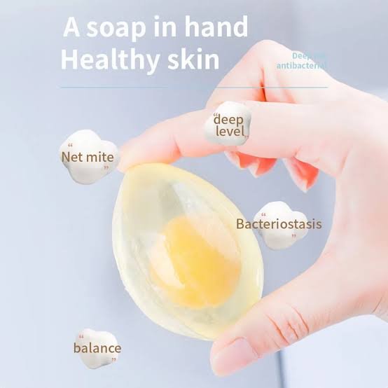 Original Collagen Whitening Egg Soap Face Wash