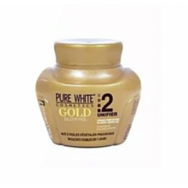 pure white gold glowing 2 cream