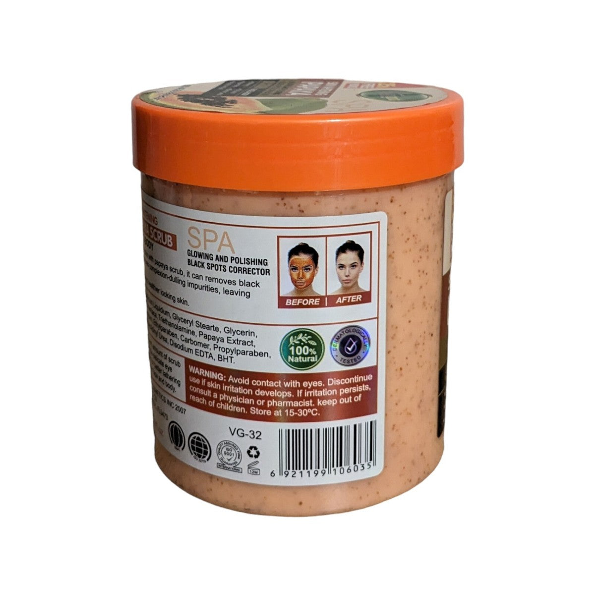 Veet Gold Papaya face and scrub.