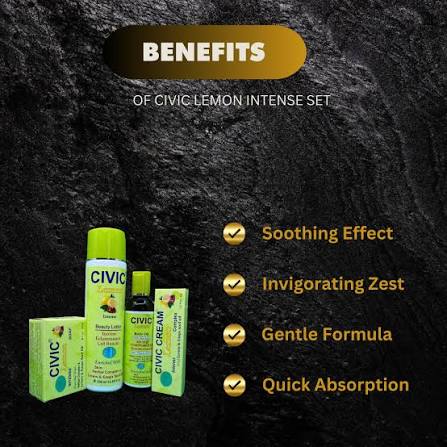 Civic Lemon Intense set 4 PCS