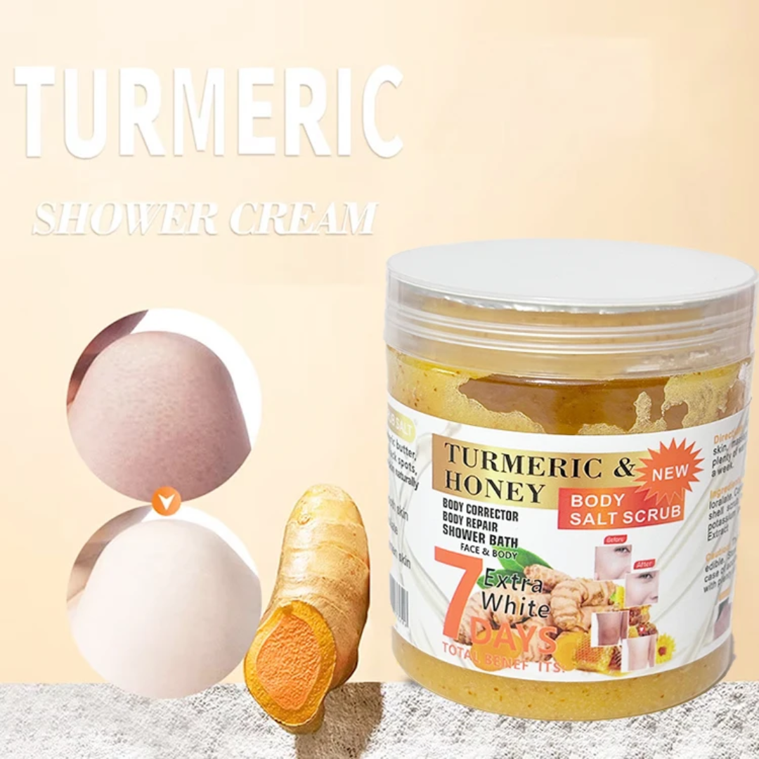 Turmeric & Honey 7 Days Extra White Face & Body Scrub 350g