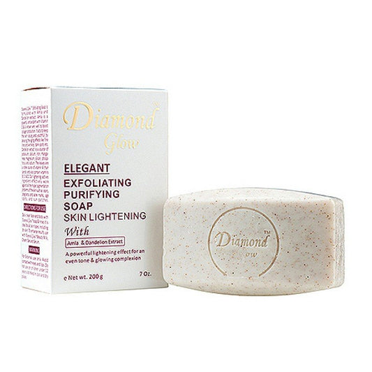 Diamond Glow Elegant Exfoliating Purifying Soap With Amla & Dandelion Extract