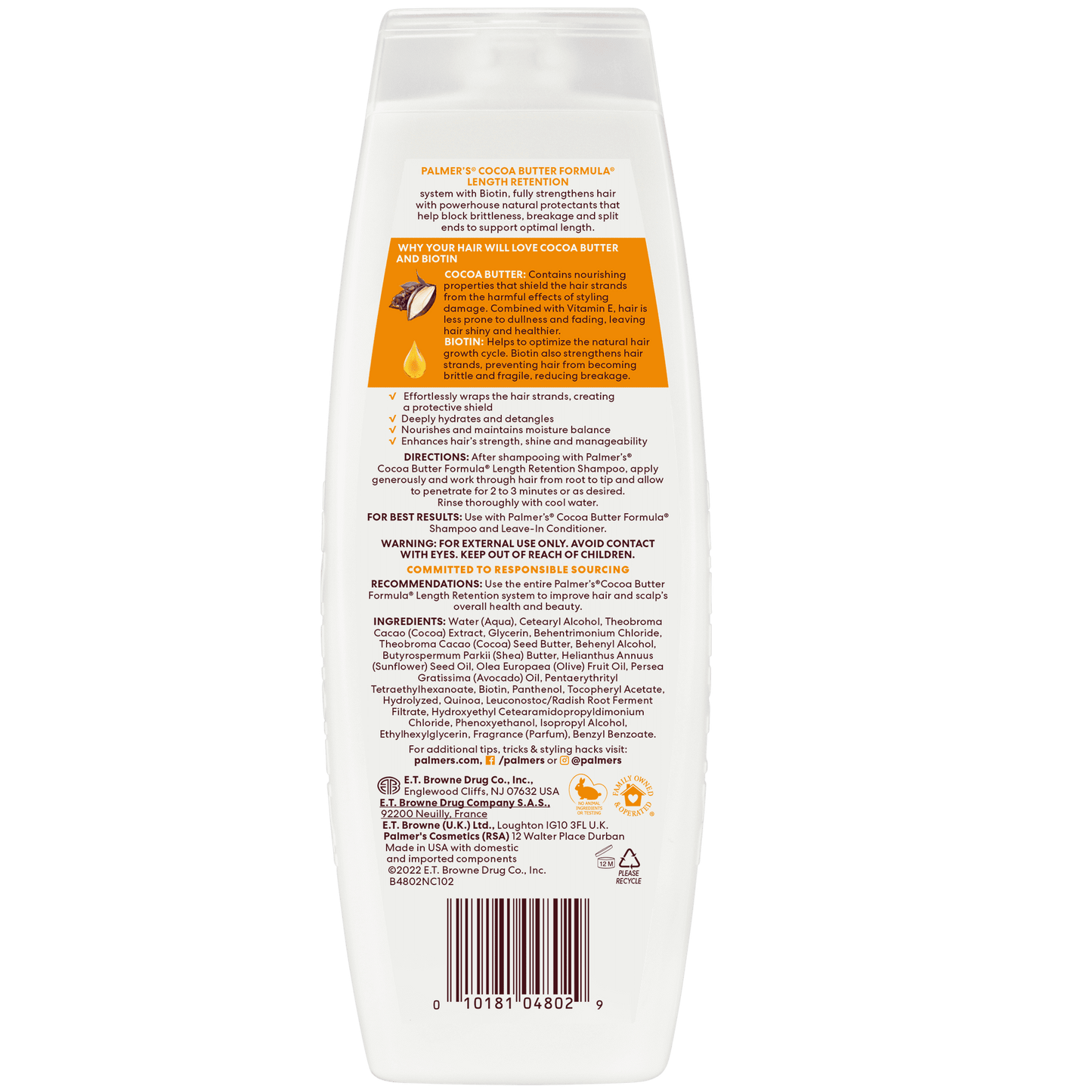 Palmer's Cocoa Butter Formula + Biotin Length Retention Conditioner, 13.5 fl. oz.