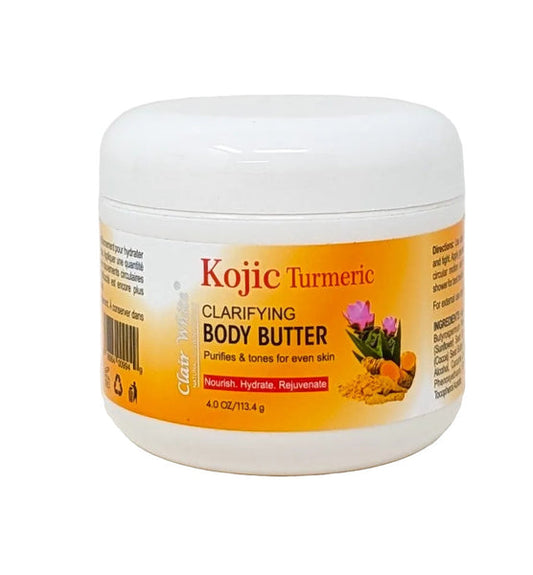 Clair White Kojic Turmeric Clarifying Body Butter 4 oz