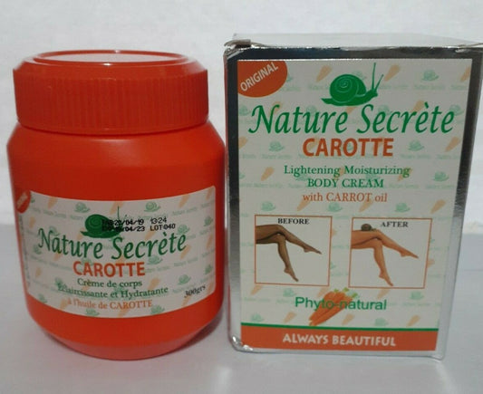 Nature Secrete carrot body cream 300g