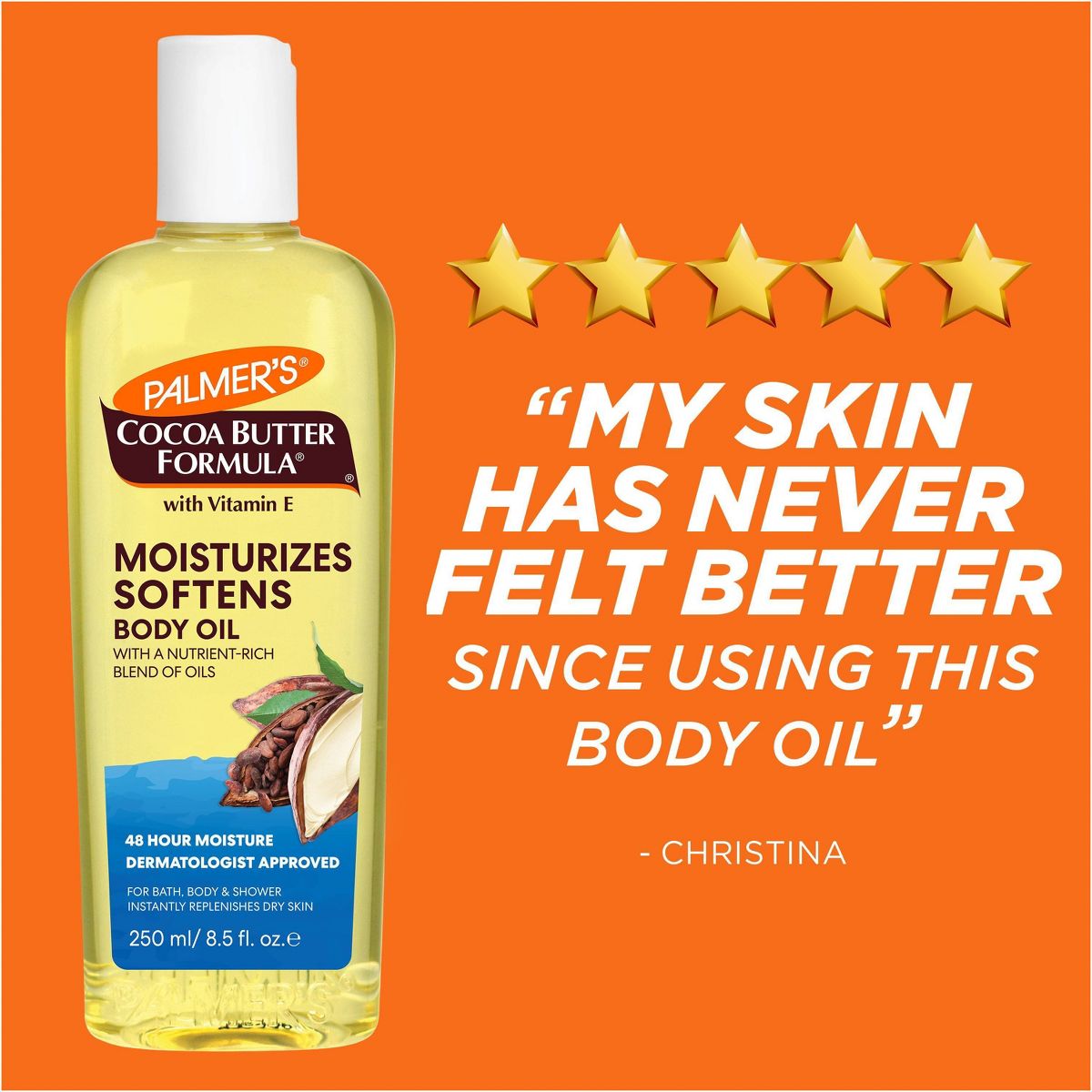 Palmers Cocoa Butter Formula Moisturizing Body Oil Cocoa & Shea - 8.5 fl oz
