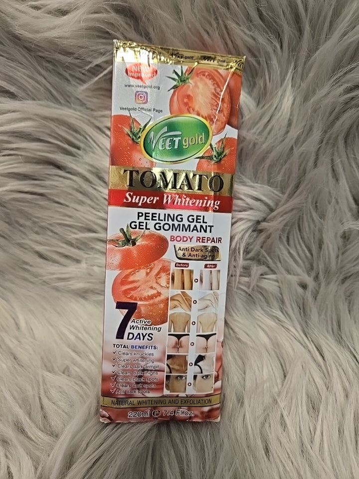 Veet gold Tomato Peeling Gel Body Repair