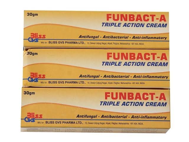 funbact a triple action cream[3pcs]