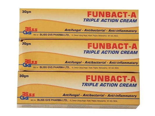 funbact a triple action cream[3pcs]